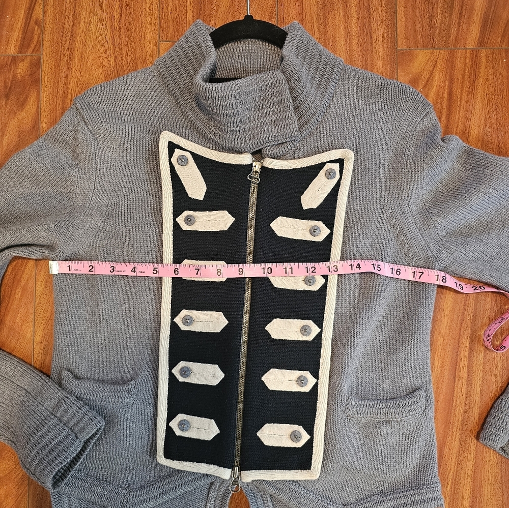 Phillip Lim Marching Band Sweater With Long Coat Tails One Tree Hill Sz L EUC - Picture 6 of 12